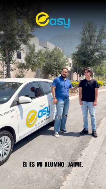 🚗😎 Hoy les compartimos una breve prueba del último día de nuestro alumno Jaime.Nos cuenta cuál fue la necesidad que lo motivó a aprender a manejar y cómo este proceso le ayudó a ganar más confianza e independencia al volante.¡Gracias por confiar en Easy Escuela de Manejo para dar este importante paso! 👏 Contáctanos  818 656 7557#AprenderAManejar #ManejoSeguro #TestimonioEasy #ConduceConConfianza