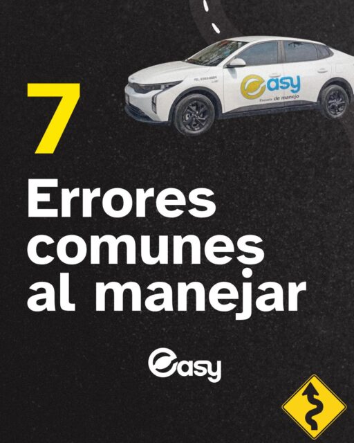 En Easy Escuela de Manejo te ayudamos a desarrollar hábitos correctos desde el principio para que conduzcas con mayor confianza y seguridad.👉 Desliza y descubre los 7 errores más comunes al manejar.#EasyEscuelaDeManejo #EscuelaDeManejo #AprendeAManejar #SeguridadVial #ManejoSeguro
