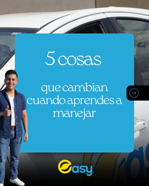 Desde ir a la universidad o al trabajo hasta hacer tus pendientes o simplemente salir con tus amigos, aprender a manejar te da una nueva forma de vivir tu independencia.🇲🇽 Este septiembre, toma el volante de tu independencia.En Easy Escuela de Manejo te ayudamos a aprender paso a paso, desde cero y con la práctica que necesitas para sentirte seguro al manejar. 🚘✨📲 Mándanos mensaje y conoce nuestros cursos.#EasyEscuelaDeManejo #AprendeAManejar #TomaElVolante #Independencia #CursoDeManejo #Manejar #Monterrey #NuevoLeón
