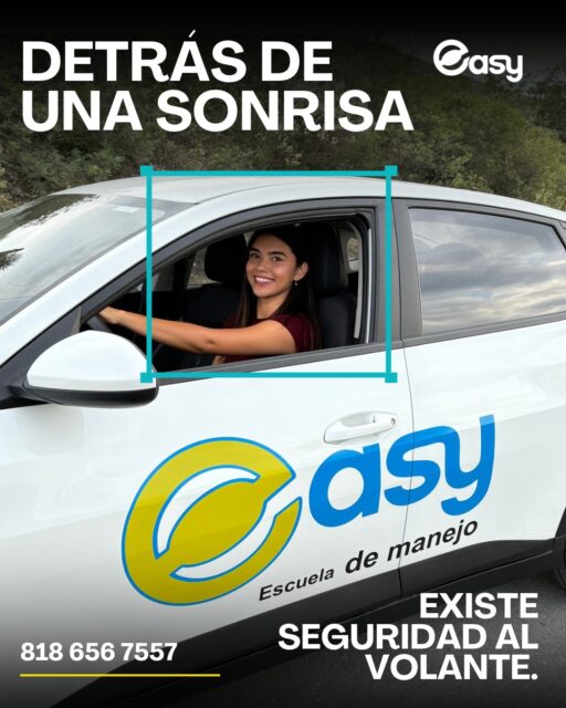 😊🚗 *Detrás de una sonrisa está la seguridad al volante.*Aprender a manejar es mucho más que conducir, es ganar confianza, independencia y seguridad en cada camino. 💙En *Easy Escuela de Manejo* te acompañamos paso a paso para que disfrutes el camino desde tu primera clase.✨ ¡Es momento de tomar el volante!
📲 Agenda tu clase hoy: *818 656 7557*#EasyEscuelaDeManejo #SeguridadAlVolante #AprendeAManejar #ConfianzaAlConducir #ManejaConSeguridad