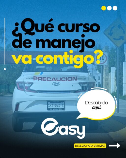 Cada persona aprende a su ritmo y tiene objetivos diferentes. 🚗Cuéntanos si vas a empezar desde cero o si quieres reforzar tu manejo; te compartimos información sobre las opciones disponibles.
📲 WhatsApp: 818 656 7557
#EasyEscuelaDeManejo #CursosDeManejo #SeguridadAlVolante